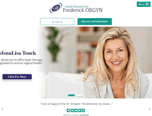Tablet Screenshot of capitalwomenscarefrederickobgyn.com